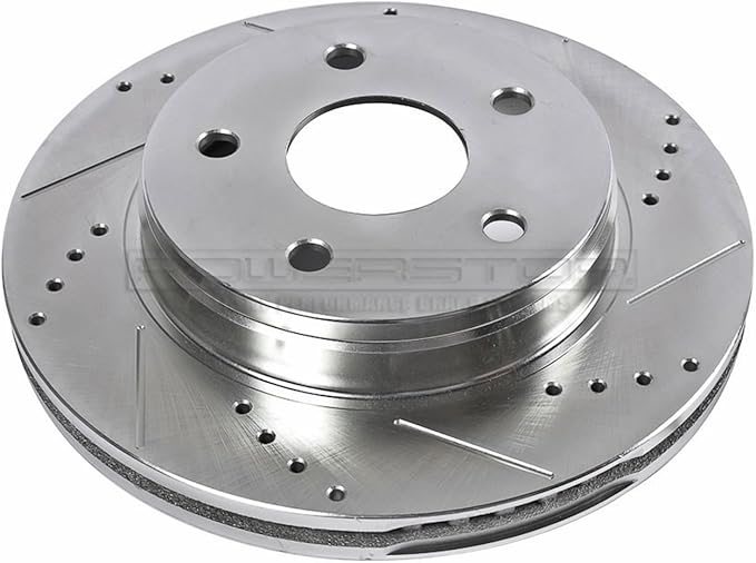 Drilled Slotted Rotor - AR8750XR - Front Passenger