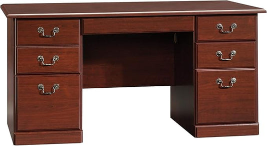 Sauder Heritage Hill Computer Desk, Classic Cherry finish