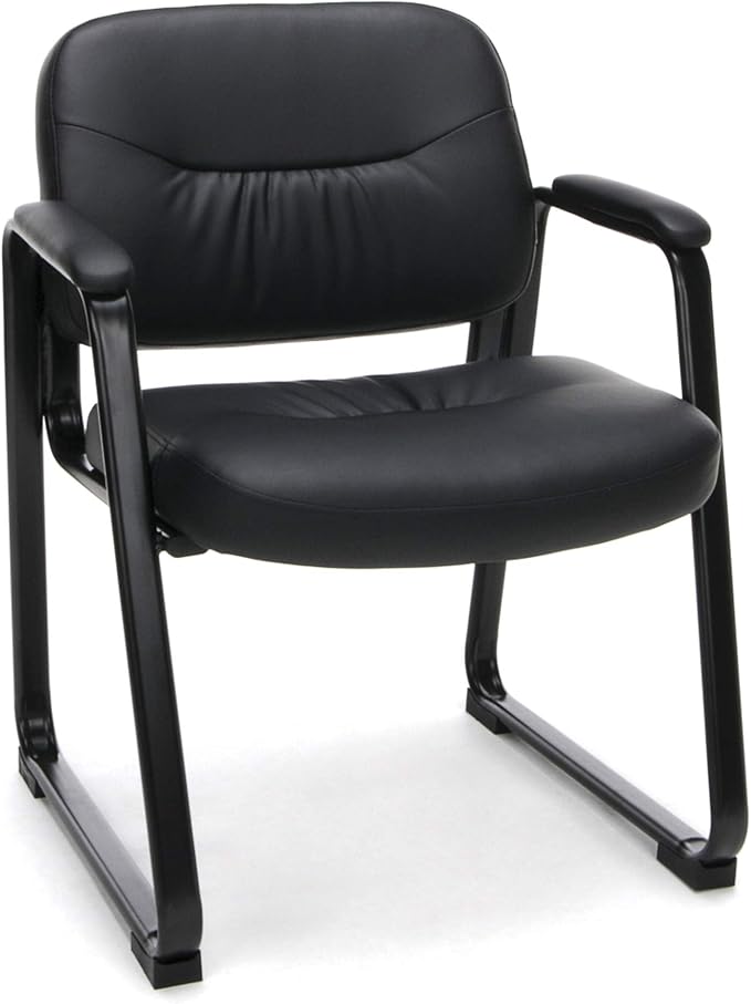 OFM ESS Collection – Bonded Leather Executive Chair, Black (ESS-9015)