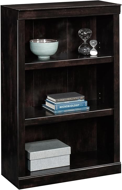 Realspace® 3-Shelf 45" High Shelving Unit, Black with Pepper