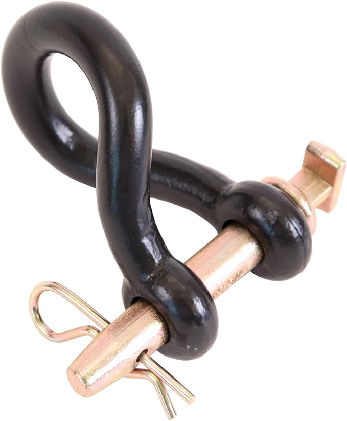 Koch Industries 4004503 Koch /M8234 Heat Treated Heavy Duty Twisted Clevis, 3/4 in X 3-1/2 X 1-5/16 in L, 12000 Lb, Black