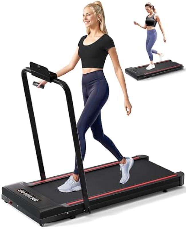 Freepi Treadmill-Under Desk 2 in 1 Folding Walking pad 340. lb Capacity