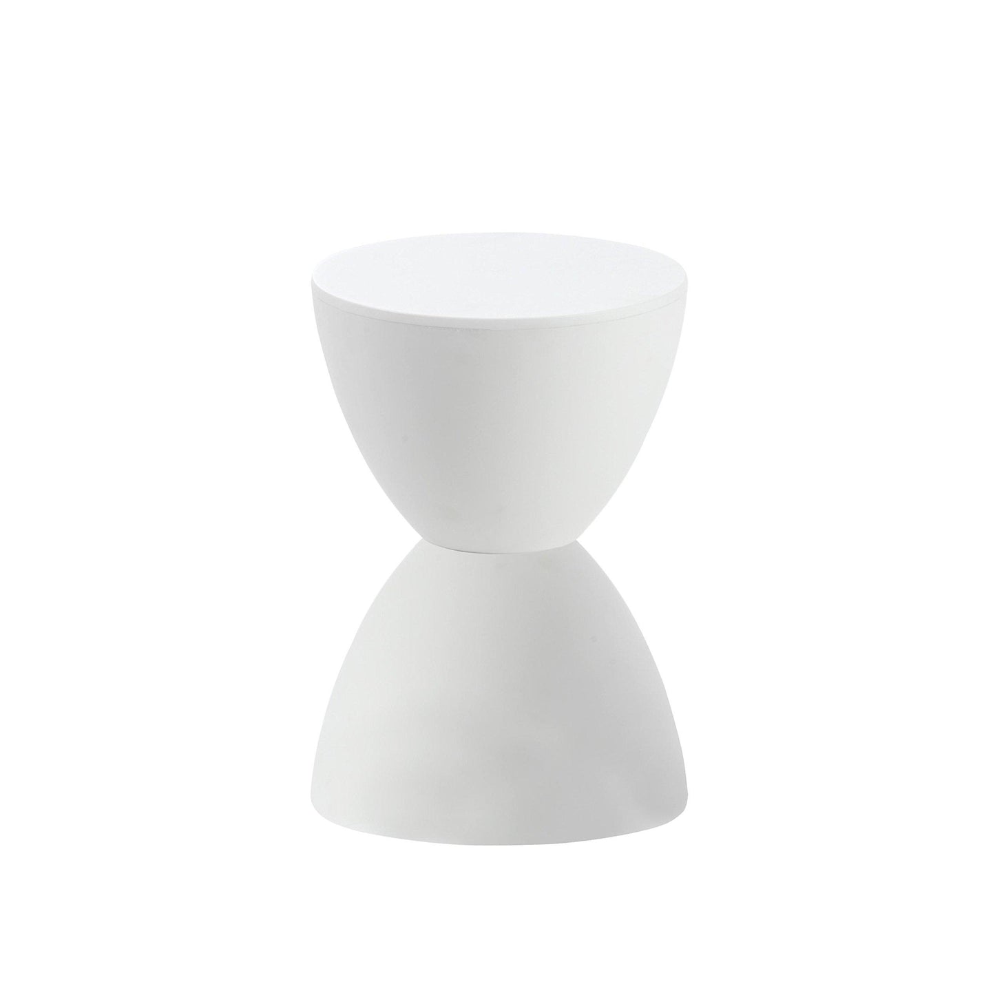 Euro Style White Sallie Modern Stool