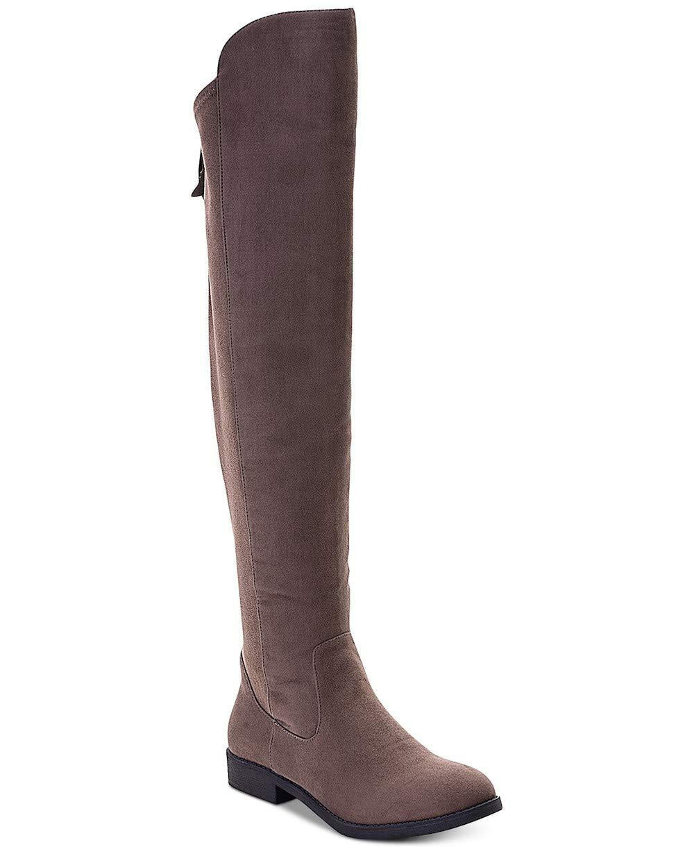 Style & Co. Womens Hayley Faux Suede Over-The-Knee Boots Brown 7 Medium (B,M)