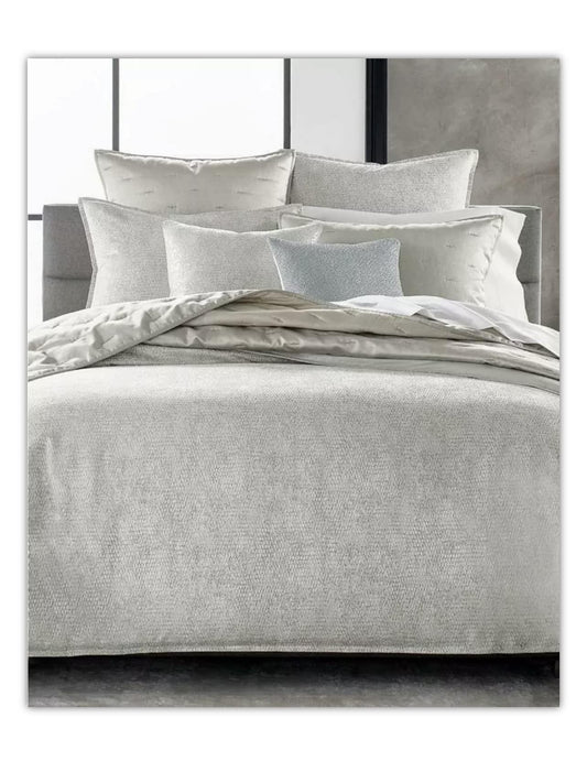 Hotel Collection Tessellate Silver King Duvet Cover