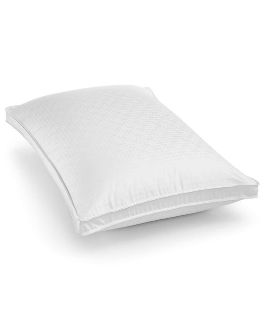 Hotel Collection European White Goose Down Standard Queen Firm Support Pillow for Side Sleepers