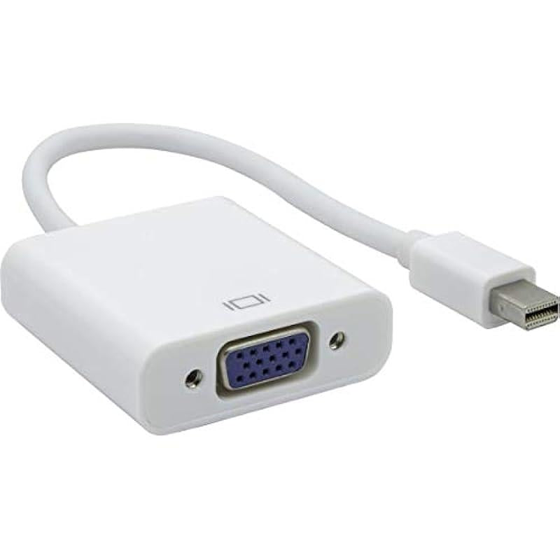 ATIVA Mini Display Port Male to VGA Female Pigtail, White, 27522