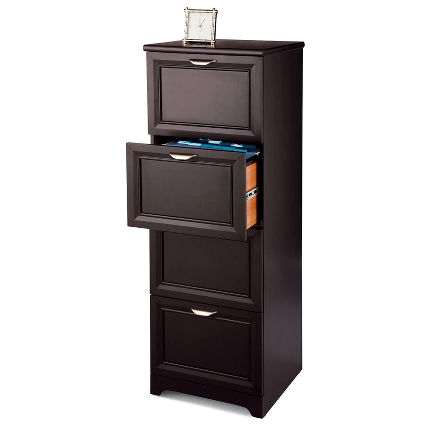 Realspace Magellan 19"D Vertical 4-Drawer File Cabinet, Espresso