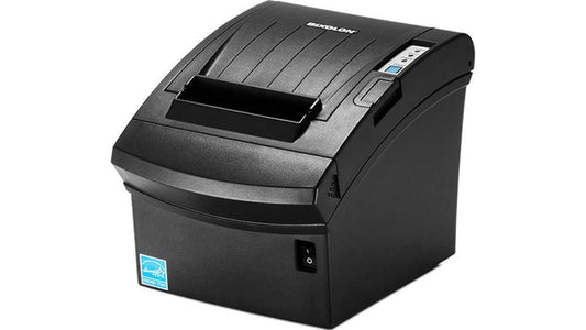 Bixolon SRP-350PLUSIIICOSG Thermal Printer with Power Supply and USB Cable, Serial/USB/Ethernet, Black, Small