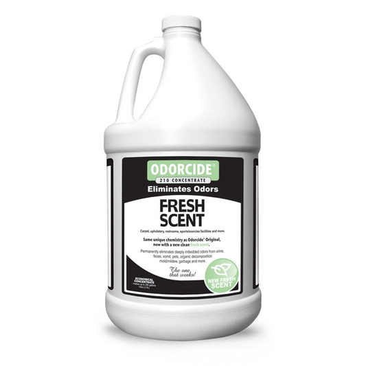 Odorcide Fresh Scent Odor Eliminator Concentrate  Odor Eliminator for Strong Odor on Carpet, Hardwood, & More  Smoke, Sweat, & Pet Odor Eliminator for Home w/Non-Enzymatic Formula, 1 Gallon