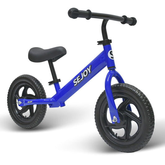 Sejoy Adjustable Toddler Balance Bike for 3-6 Years Kids Boys Girls,12 Inch Training Bicycle no-Puncture Wheels,Adjustable Seat Handle,No Pedal,Kids Balance Bike 3 4 5 6 Years,Toddler Training Bike