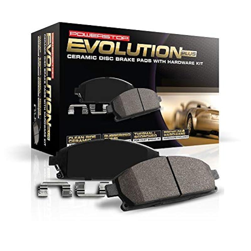 Power Stop 17-1259, Z17 Rear Ceramic Brake Pads with Hardware