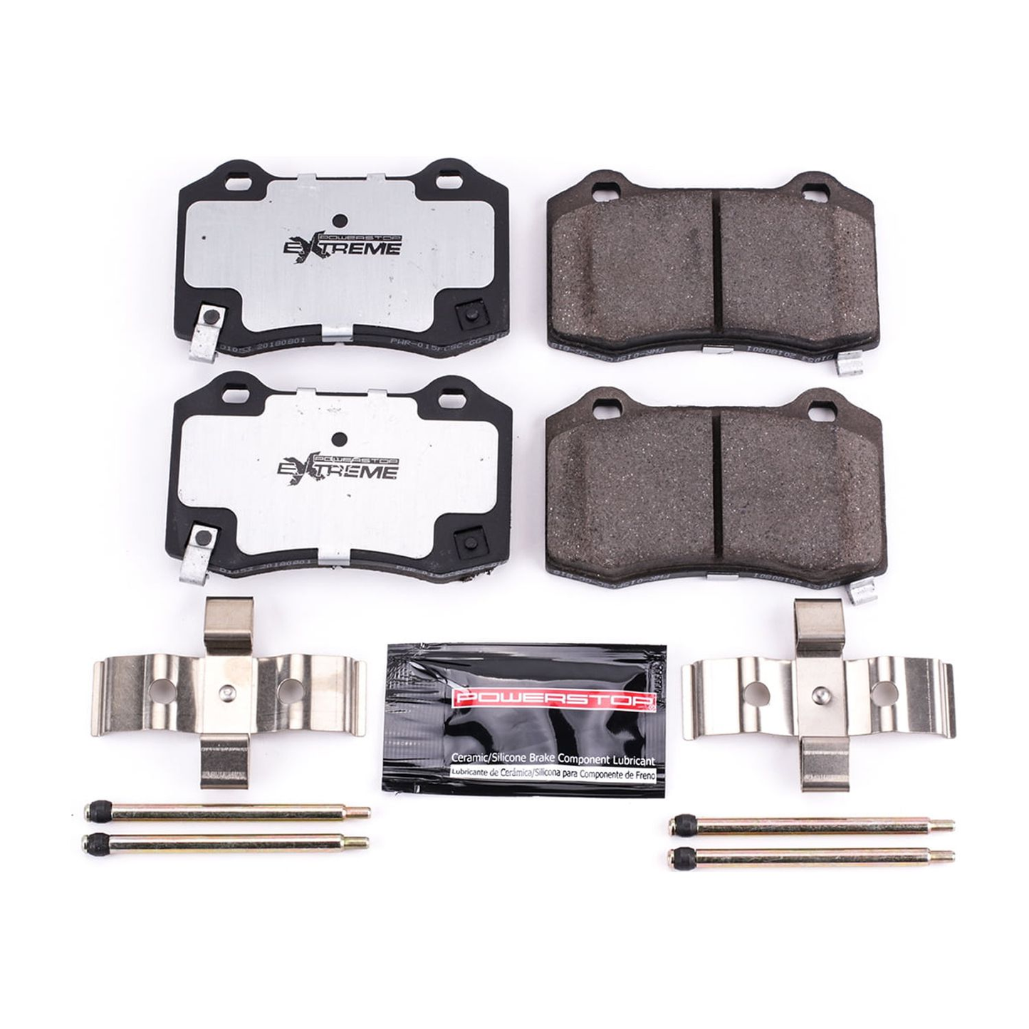 Powerstop Z26-1053 PSBZ26-1053 Z26 STREET WARRIOR CARBON FIBER-CERAMIC BRAKE PADS