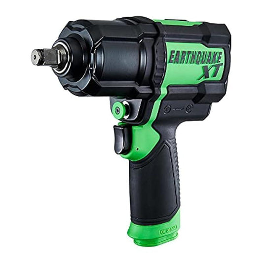 HFT EARTHQUAKE 12 In. Composite Xtreme Torque Air Impact Wrench, Green EARTHQUAKE XT Professional Grade