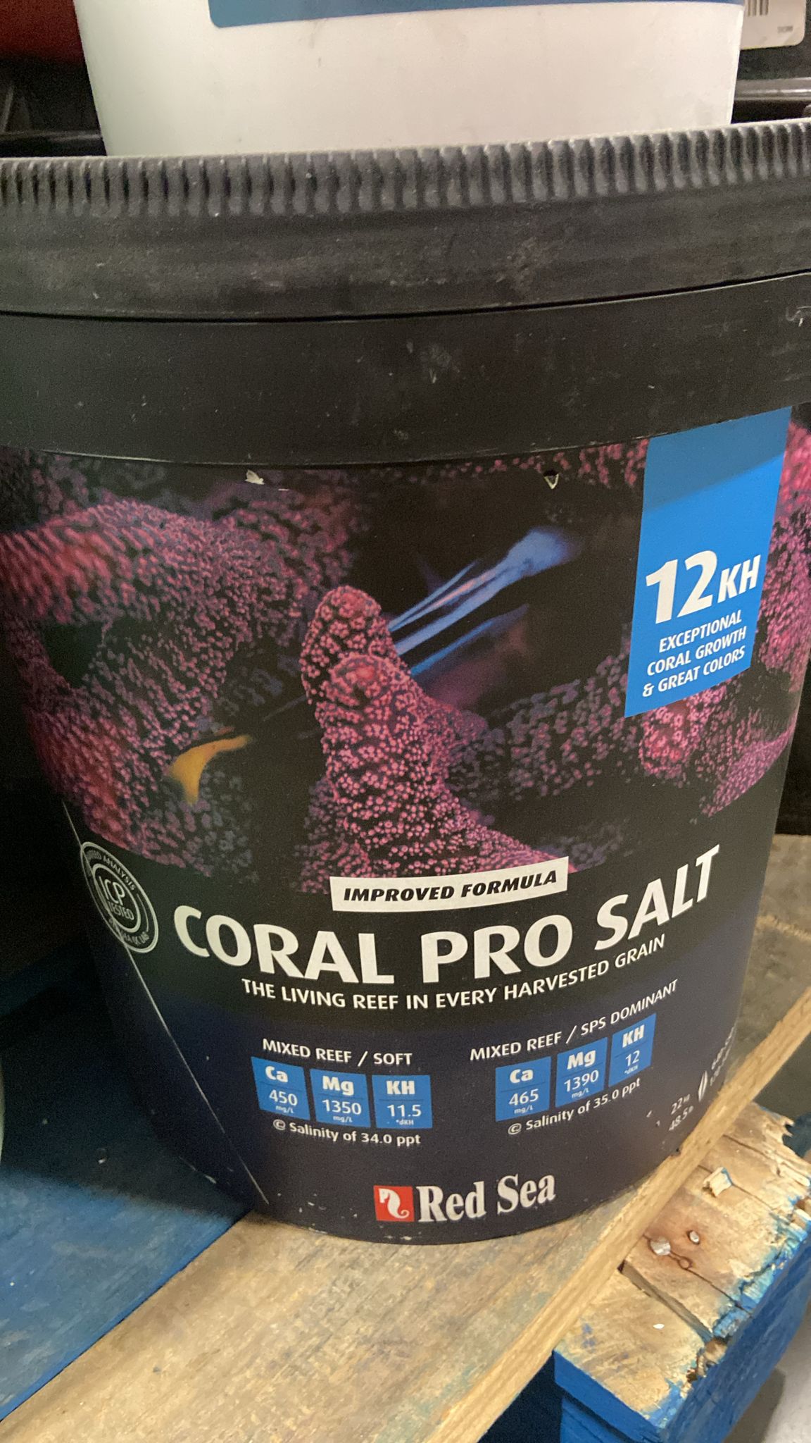 Red Sea Fish Pharm ARE11230 Coral Pro Marine Salt for Aquarium, 175-Gallon