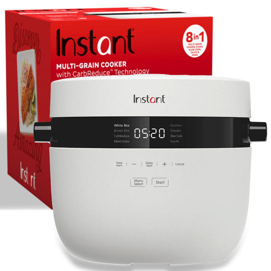 Instant Pot Instant 20-Cup Rice Cooker, Rice and Grain Multi-Cooker with Carb Reducing Technology without Compromising Taste or Texture, From the Makers of Instant Pot, Includes 8 Cooking Presets