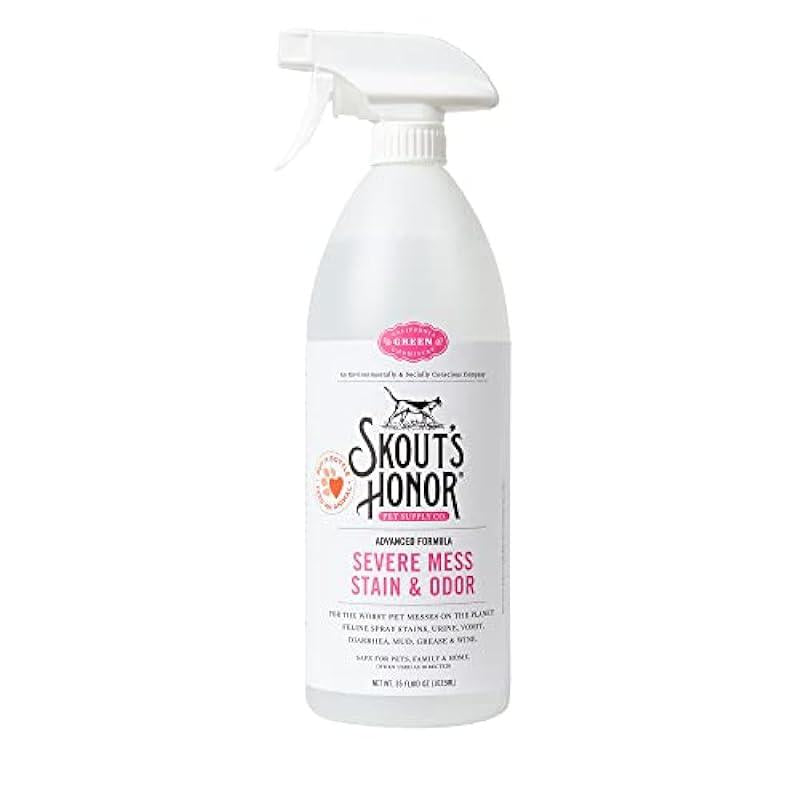 SKOUT'S HONOR: Severe Mess Stain & Odor - Advanced Formula Cat - 35 oz. - New