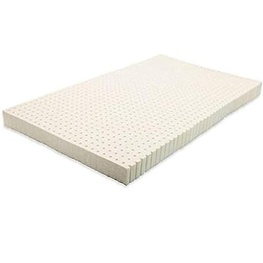 ORGANIC TEXTILES Organic Latex Mattress Topper - Made in USA (3 Inches Queen, Medium)