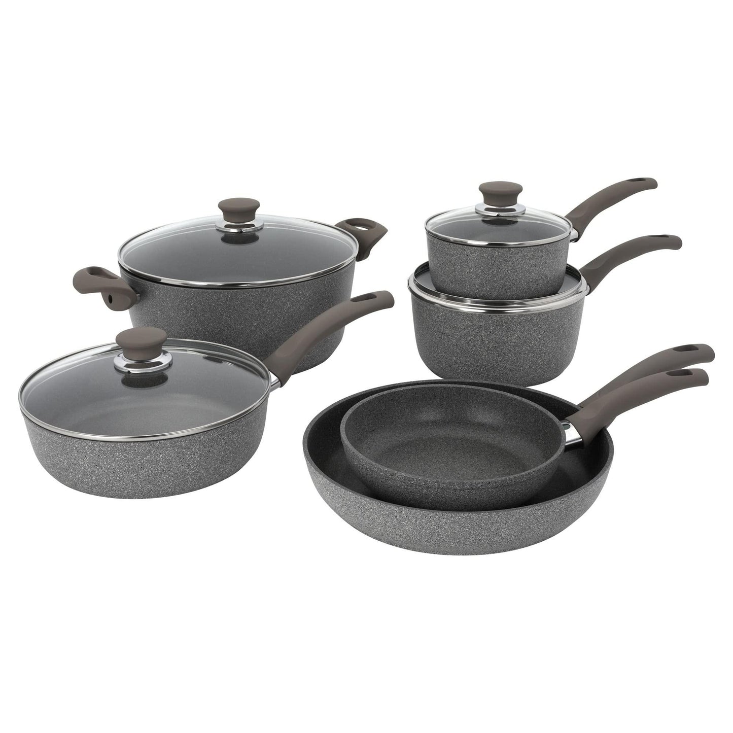 BALLARINI Modena by HENCKELS Forged Aluminum 10-pc Nonstick Cookware Set