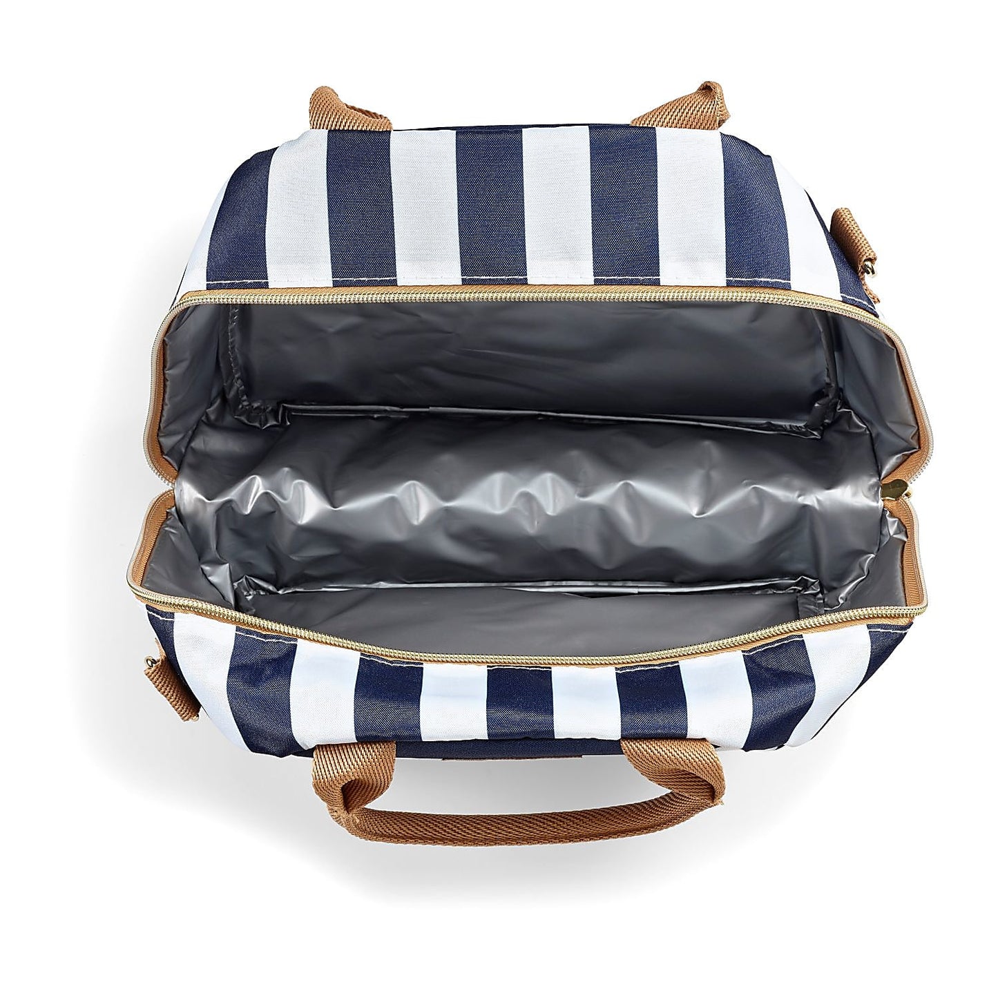 Fit & Fresh Portland Lunch Bag, Navy/White Stripes