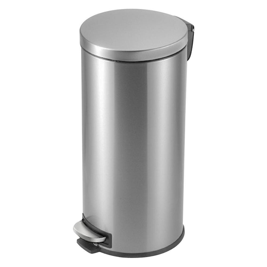 StyleWell 8 Gal. Stainless Steel Round Step On Trashcan