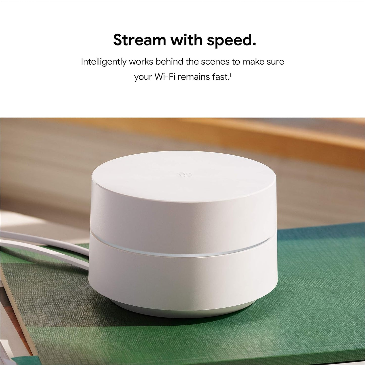 Google Wifi - AC1200 - Mesh WiFi System - Wifi Router - 4500 Sq Ft Coverage - 3 pack Open Box