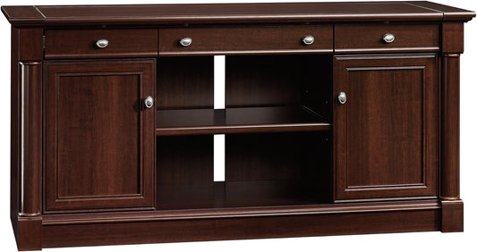 Sauder Palladia Credenza, Select Cherry finish