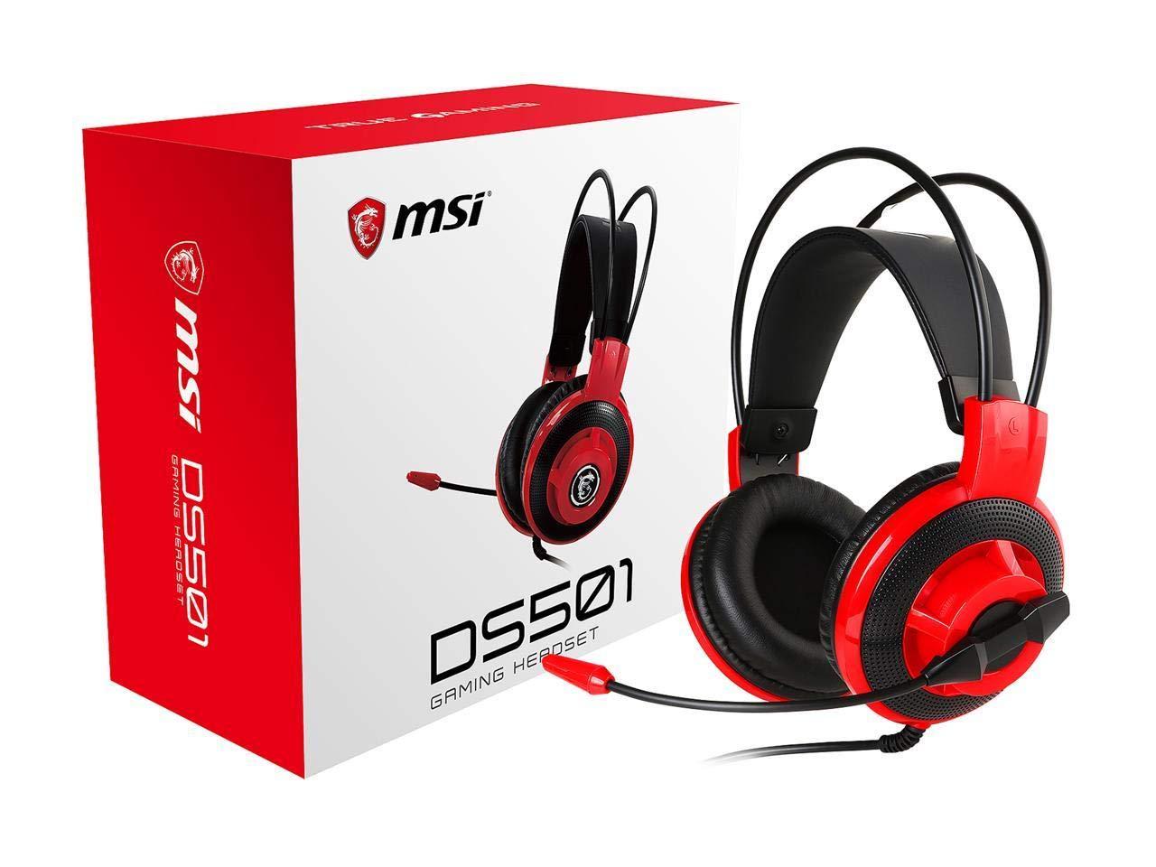 MSI Gaming Headset with Microphone (DS501) BLACK