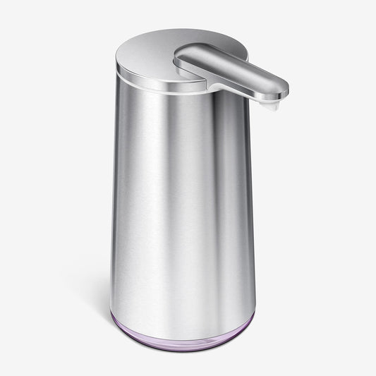 simplehuman pump Soap Dispenser, 9 oz. Rechargeable, Brushed