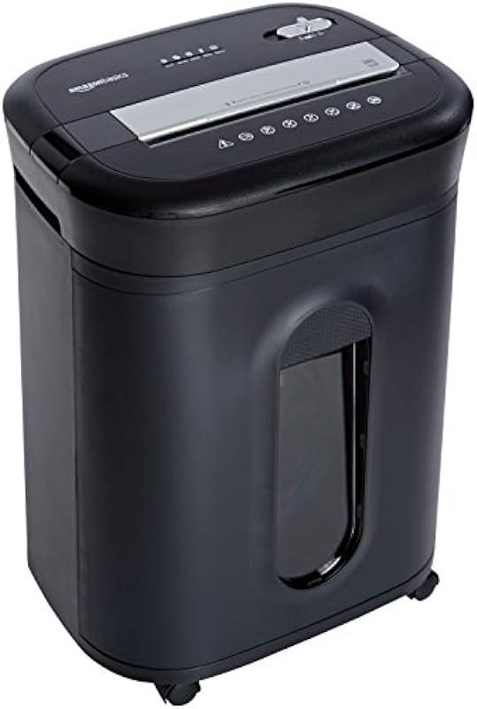 Amazon Basics 15 Sheet - original model Cross Cut Paper, CD Credit Card Office Shredder, Black