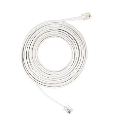 CE Tech 25 ft. Corded Phone Line - White