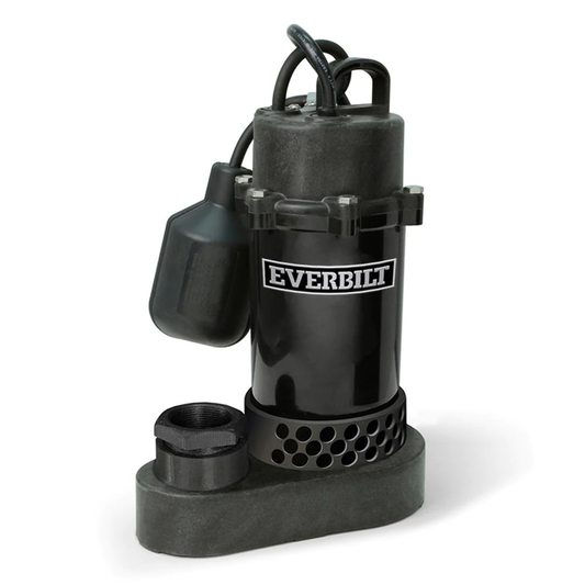 Everbilt 1/2 HP Aluminum Sump Pump Tether Switch