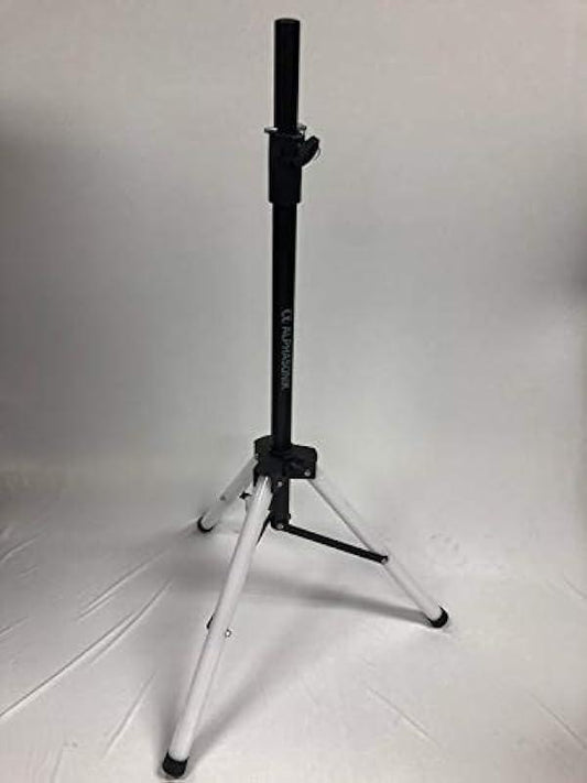 Alphasonik Universal 6 Feet Adjustable Height 35mm Tripod DJ Speaker Stand w/Variable LED Lights Constructed with Heavy Duty Durable Steel and Lightweight for Easy Mobility Safety PIN Screw Locks