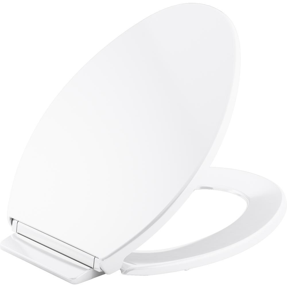 Highline Quiet-Close Elongated Closed Front Toilet Seat In White 22203-0