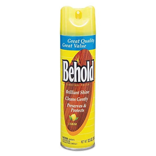 Behold Furniture Polish44; Lemon44; Pack Of 6 16oz