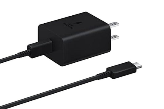 SAMSUNG 45W Power Adapter (w/Cable C-to-C),USB,Black