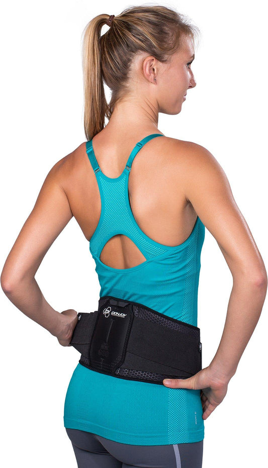 DonJoy Performance BIONIC Wrap-Around Back Support Brace, Medium (Waist: 33" - 37")