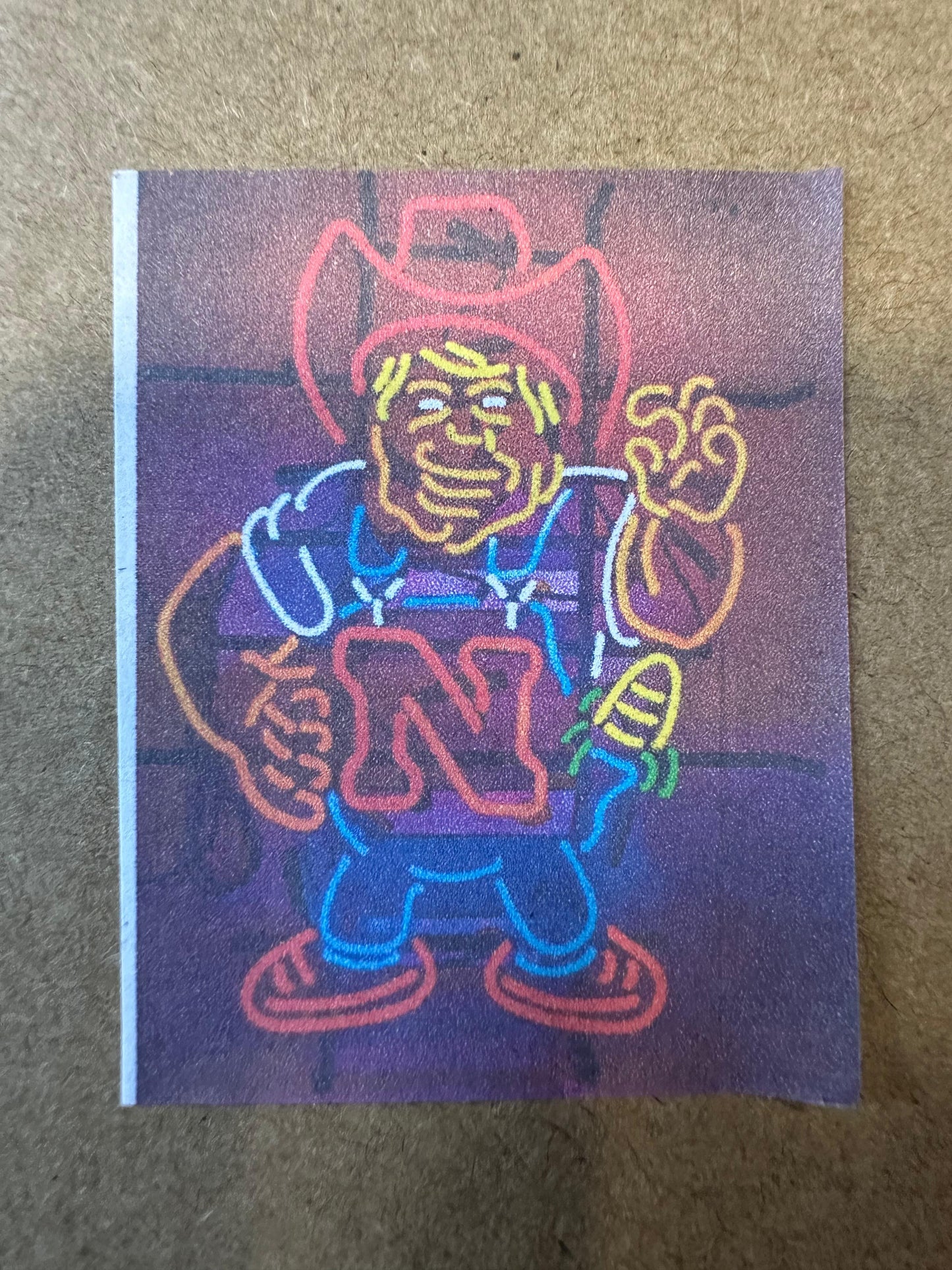 Nebraska Herbie 24"x20" Neon Sign Lamp Real Glass Gift Show Beer Bar Wall