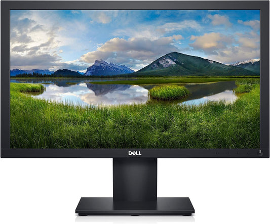 Dell 20 E2020H 19.5-inch 60Hz Small Thin Monitor for Laptop, Computer & Desktop, HD+ 1600 x 900p, Anti Glare, LED Display, VGA/Displayport Connectivity - Black