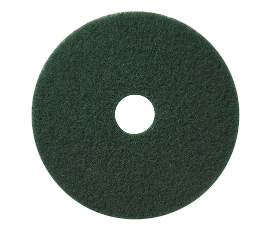 16" Green Floor Scrubber Pads Buffing and Cleaning - 5 Pads Per Case