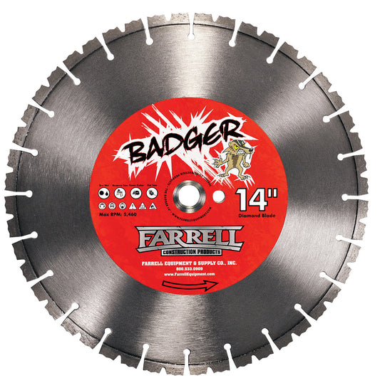 Farrell Equipment 16" Badger Dry Diamond Blade