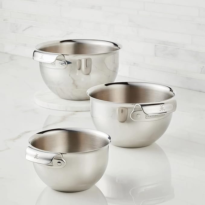 Hestan Provisions  Stainless Steel Stainless Steel Mixing Bowl Set, 3-Piece