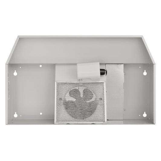 Broan-NuTone Economy 30-inch Under-Cabinet Easy Install Range Hood with 2-Speed Exhaust Fan and Light, 230 Max Blower CFM, White