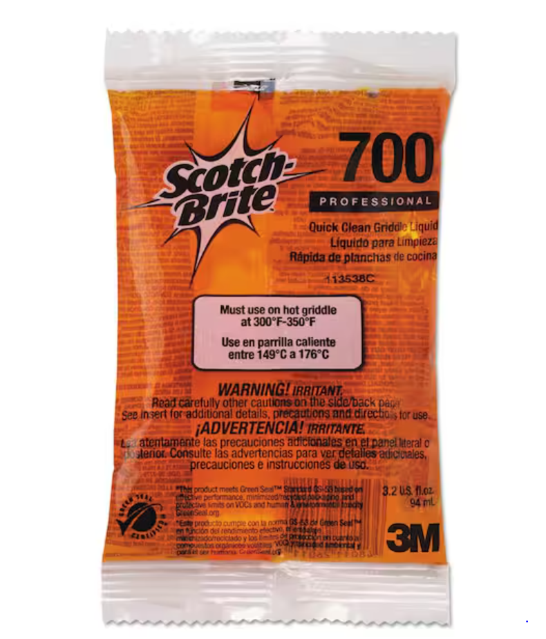 Scotch-Brite 700 Liquid Iron Quick Clean Packets 3.2oz