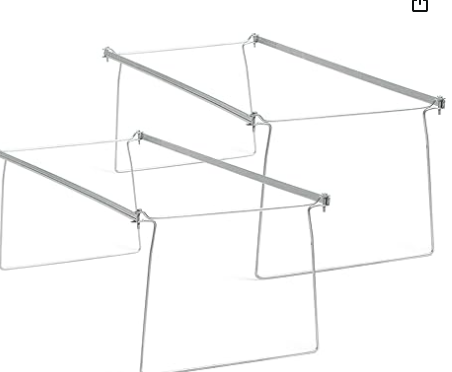 Smead 64872 Hanging File Frame, Letter Size, 2-Pack