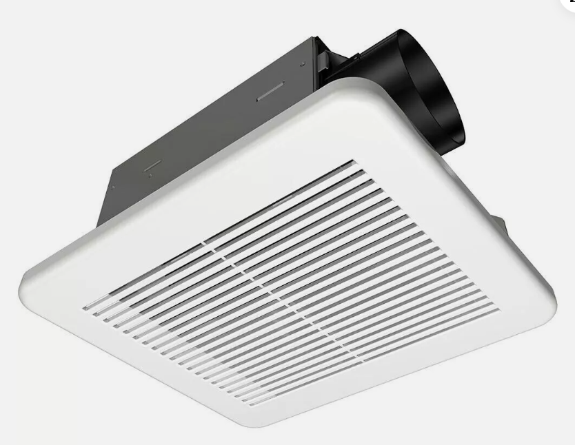 Hampton Bay 50 CFM Wall/Ceiling Mount Roomside Installation Bathroom Exhaust Fan