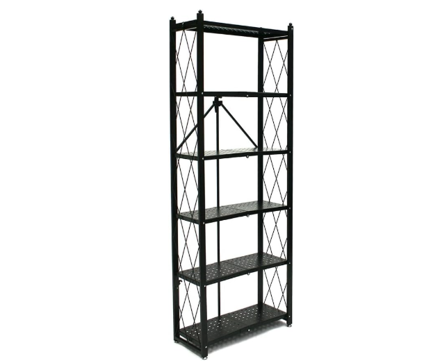 Origami RB-01 6-Tier Bookcase, Black