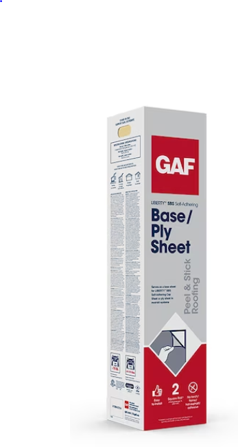 GAF Liberty Base Sheet 3.28-ft W x 66-ft L 200-sq ft Black Roll Roofing