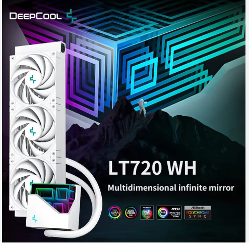 Shaking Tank, DeepCool Liquid Cooler LT720 360MM White