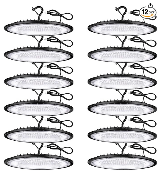 YANYCN, 12 Pack 200W UFO LED Light Fixtures